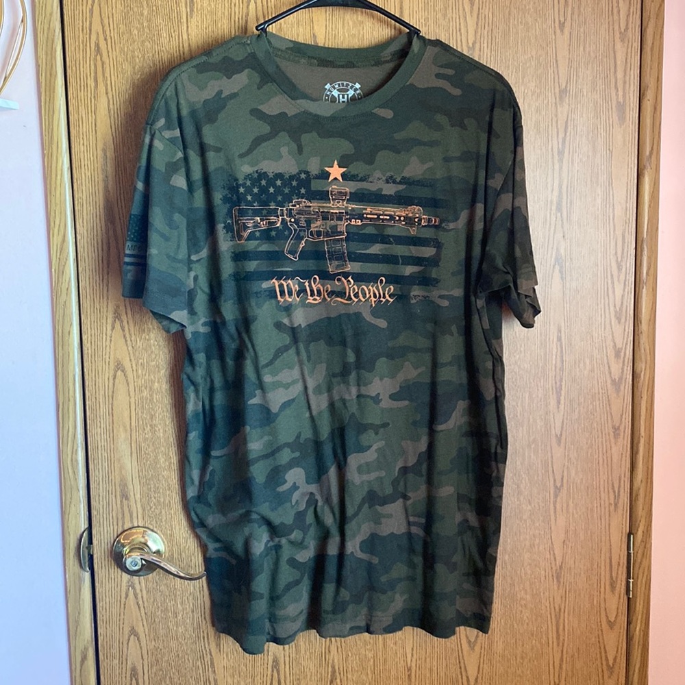 Camo We The People T-Shirt